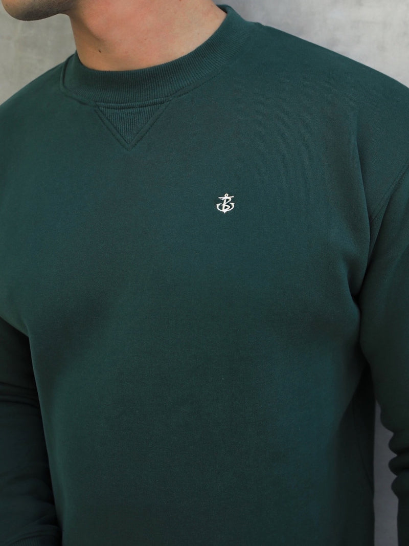 Preston Relaxed Jumper  - Green