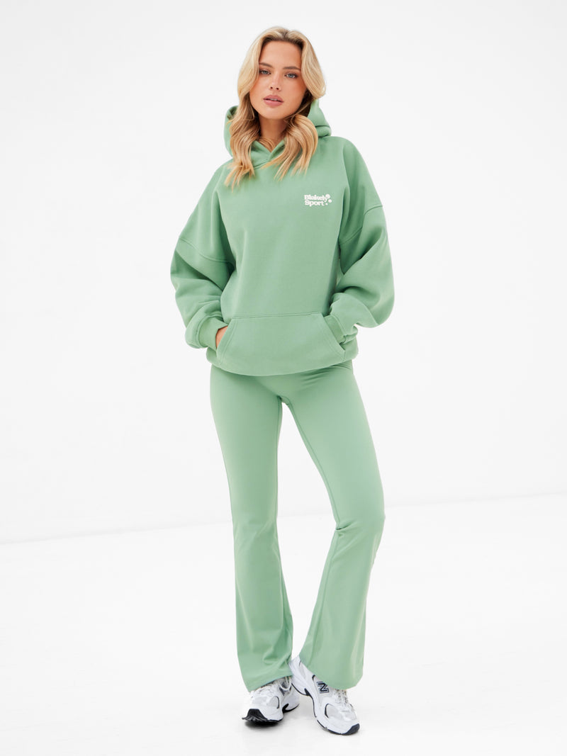 Motion Oversized Hoodie - Pale Green