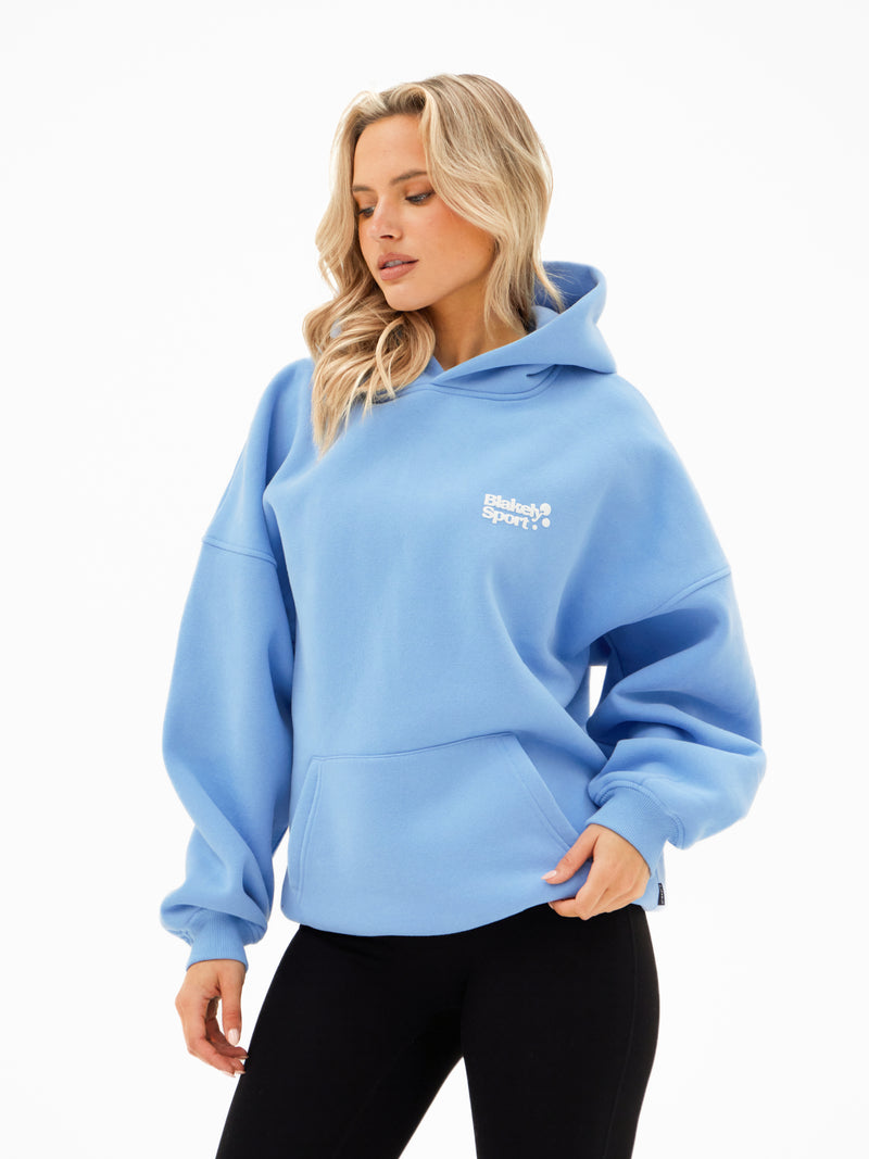 Motion Oversized Hoodie - Sky Blue
