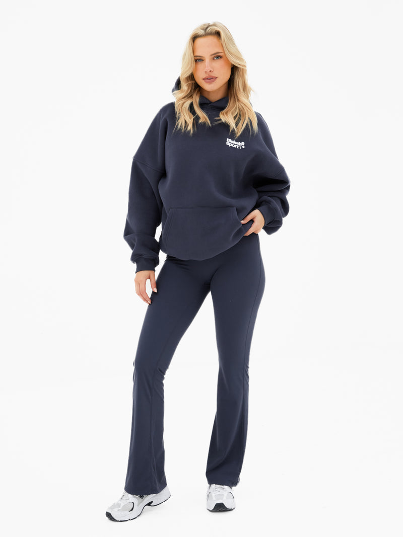 Motion Oversized Hoodie - Echtes Marineblau