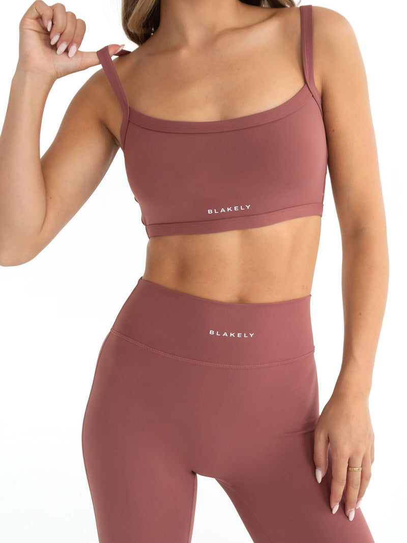 Studio Active Leggings - Burnt Mauve