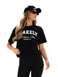 Melrose Cropped T-Shirt - Black