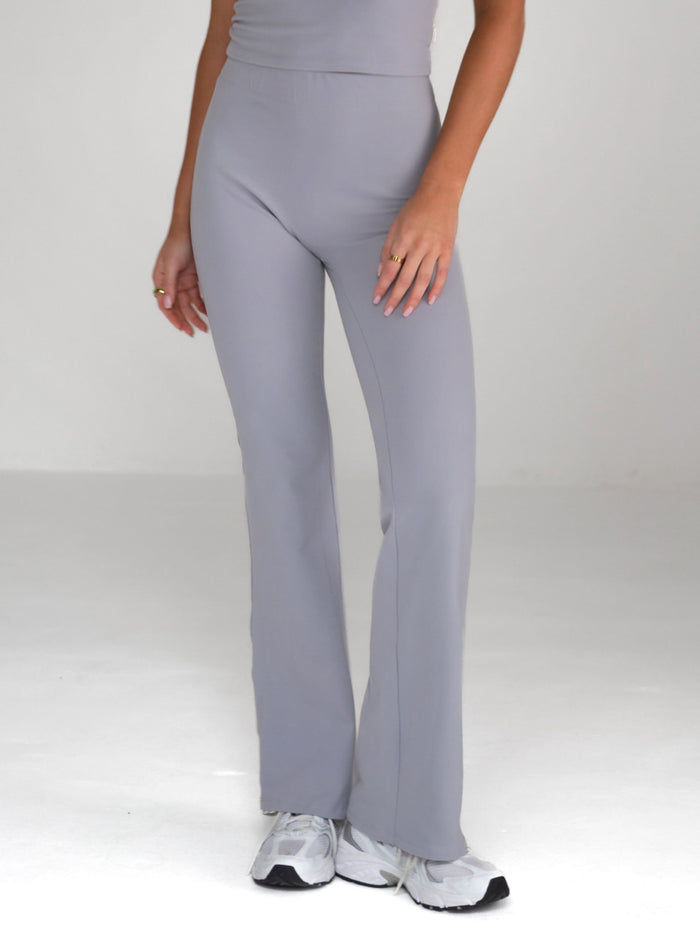 Alessia Flared Trousers - Pale Lilac