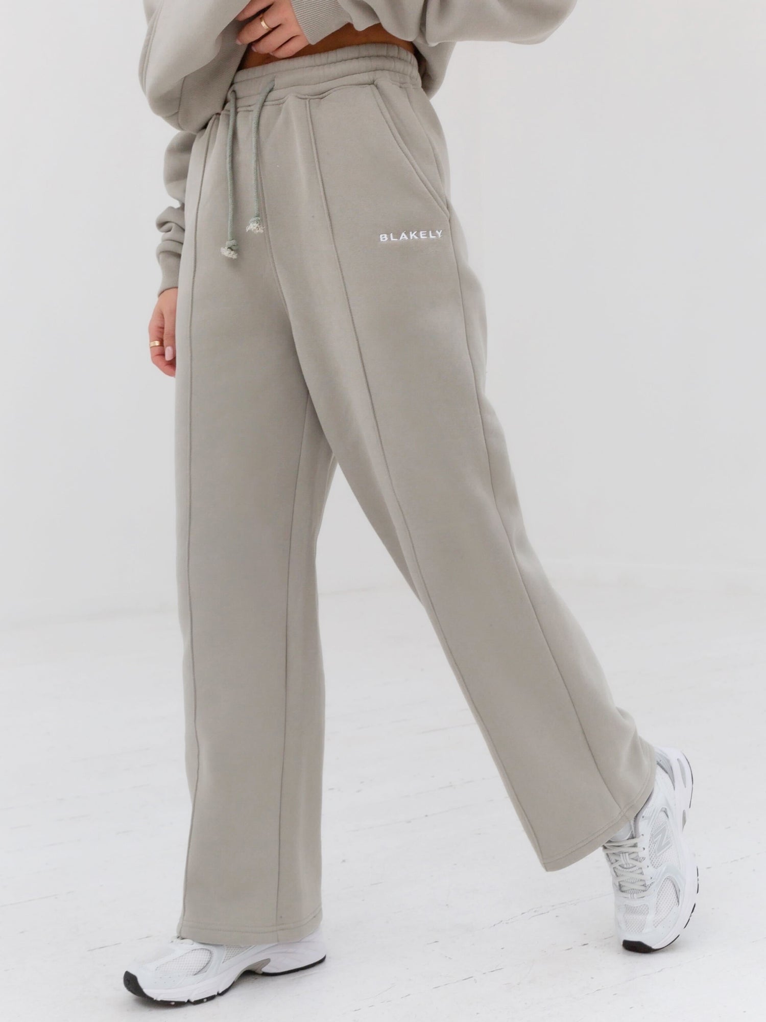 Buy Blakely Grey Everyday Wide Leg Sweatpants Free standard delivery over 99 Blakely Clothing EU