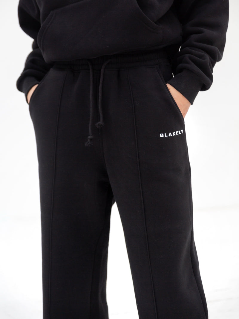 Everyday Wide Leg Sweatpants - Black