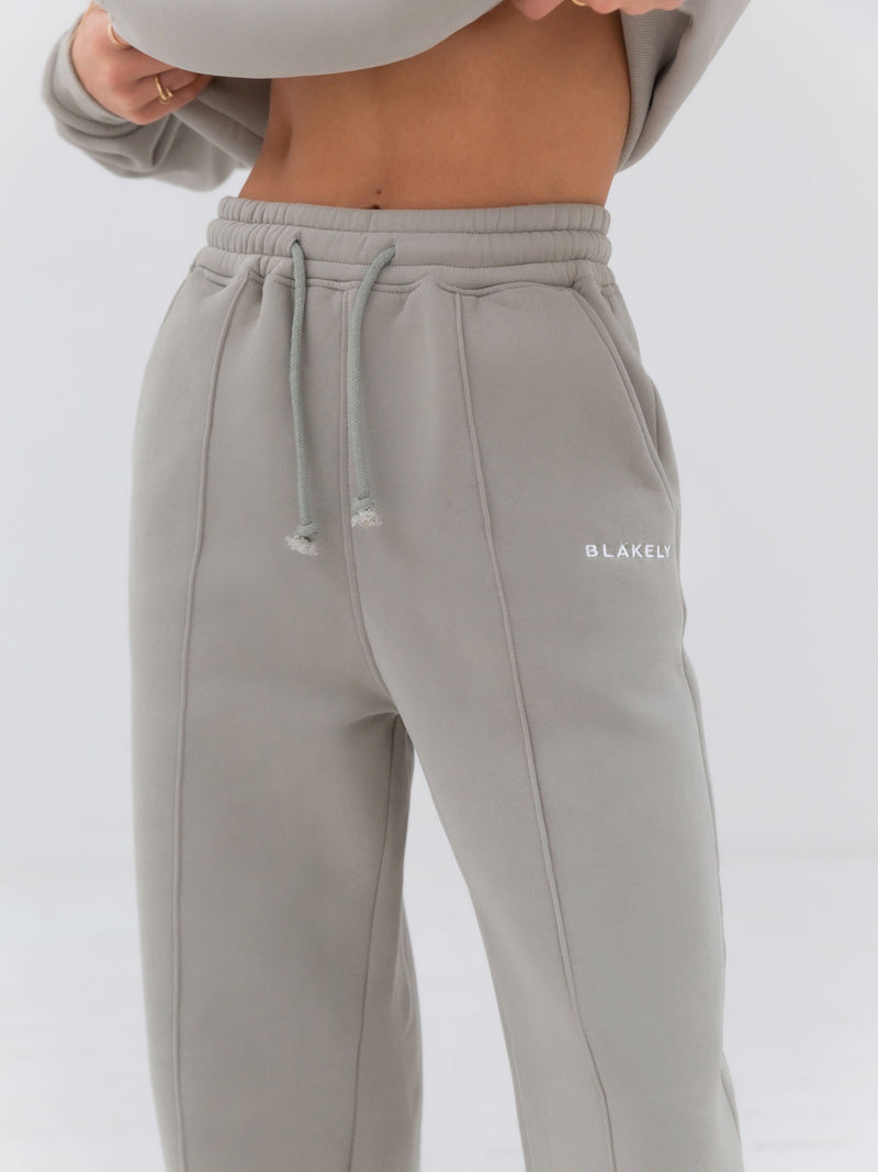 Everyday Wide Leg Sweatpants Grey Extra Small