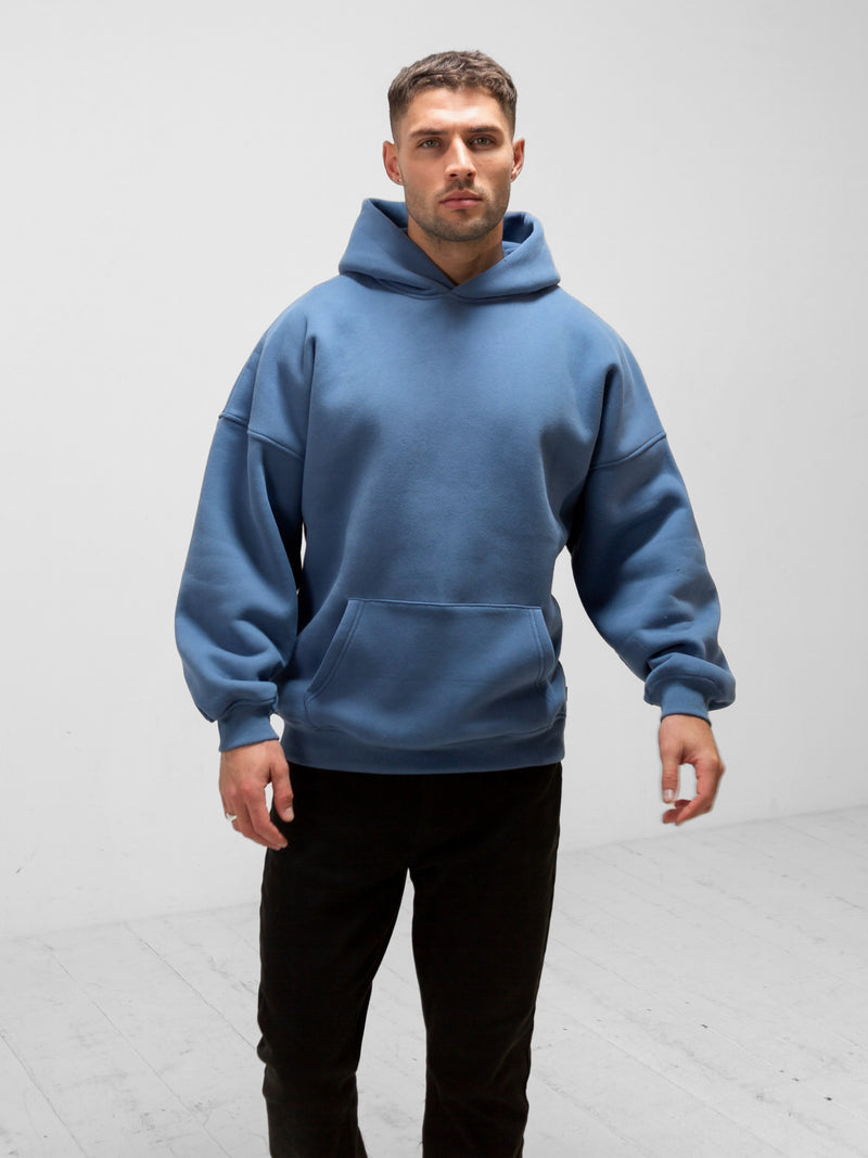 BLKLY Relaxed Hoodie - Blue