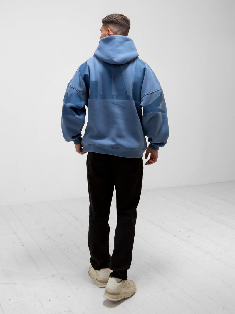 BLKLY Relaxed Hoodie - Blue