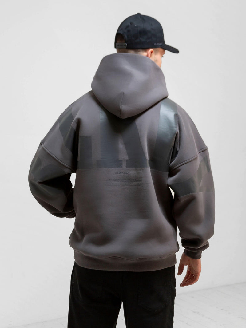 BLKLY Relaxed Hoodie - Charcoal