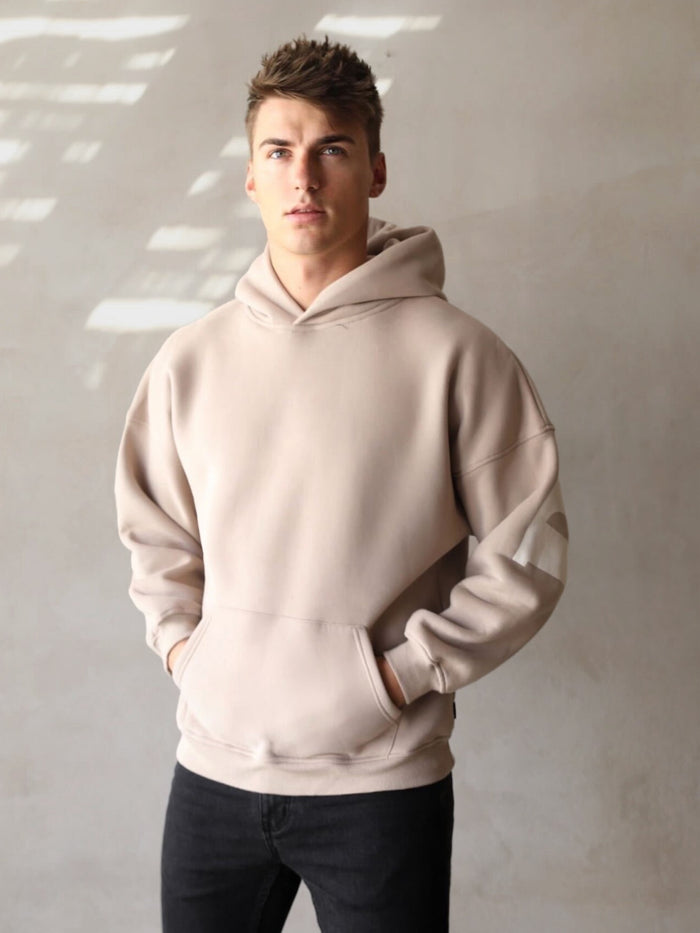 BLKLY Relaxed Hoodie - Tan