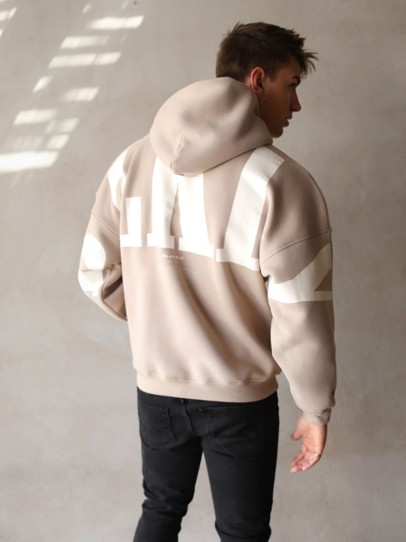 BLKLY Relaxed Hoodie - Tan