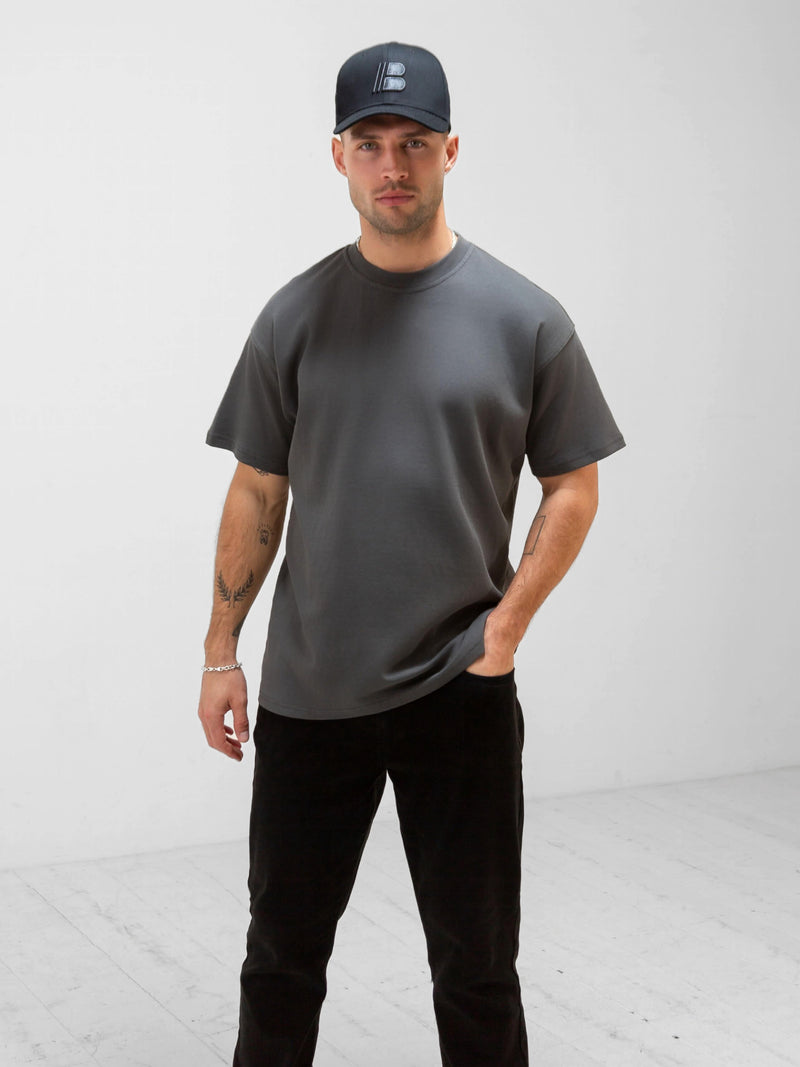 BLKLY Relaxed T-Shirt - Charcoal