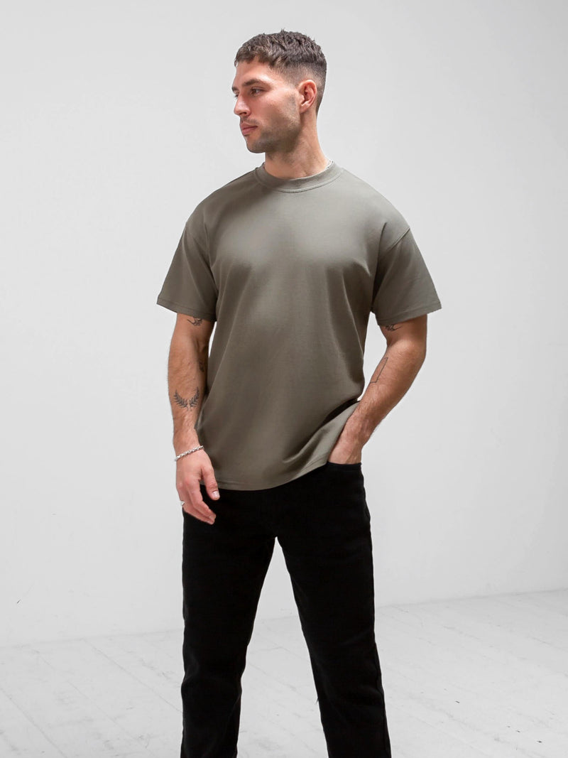 BLKLY Relaxed T-Shirt - Safari Green