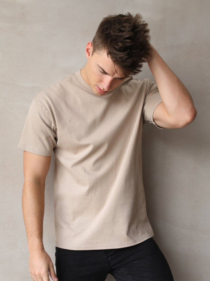 BLKLY Relaxed T-Shirt - Tan