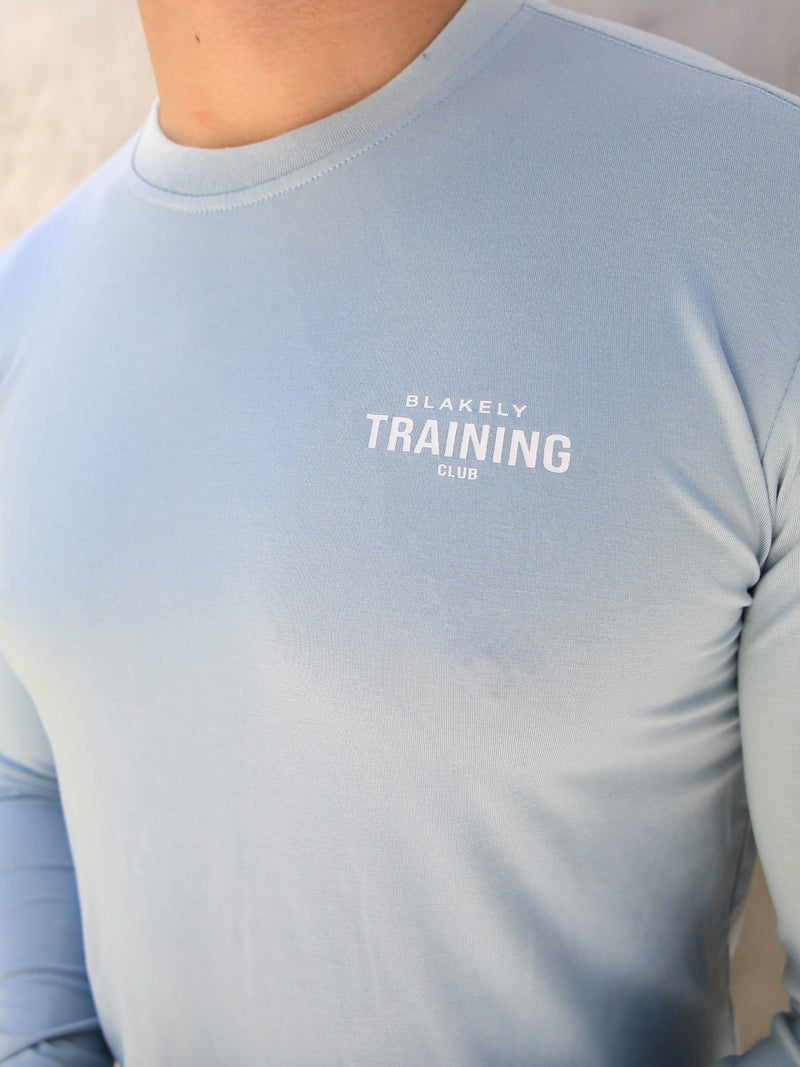 Long Sleeve Training T-Shirt - Light Blue