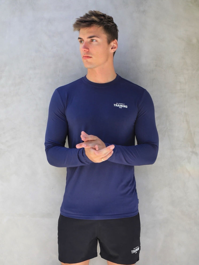 Long Sleeve Training T-Shirt - Navy