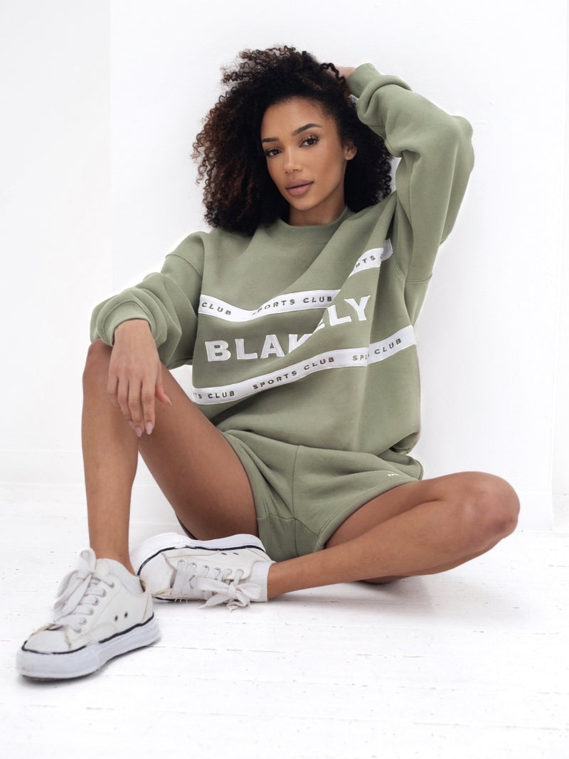 Serena Oversized Jumper - Olive