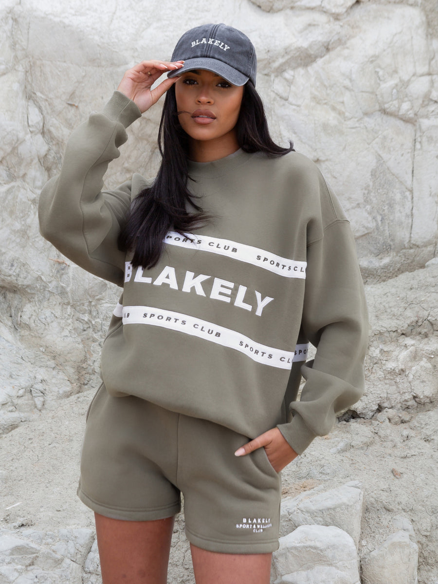 Serena Oversized Jumper - Safari Green