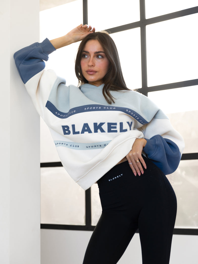 Alpine Oversized Hoodie - Mineral Blue