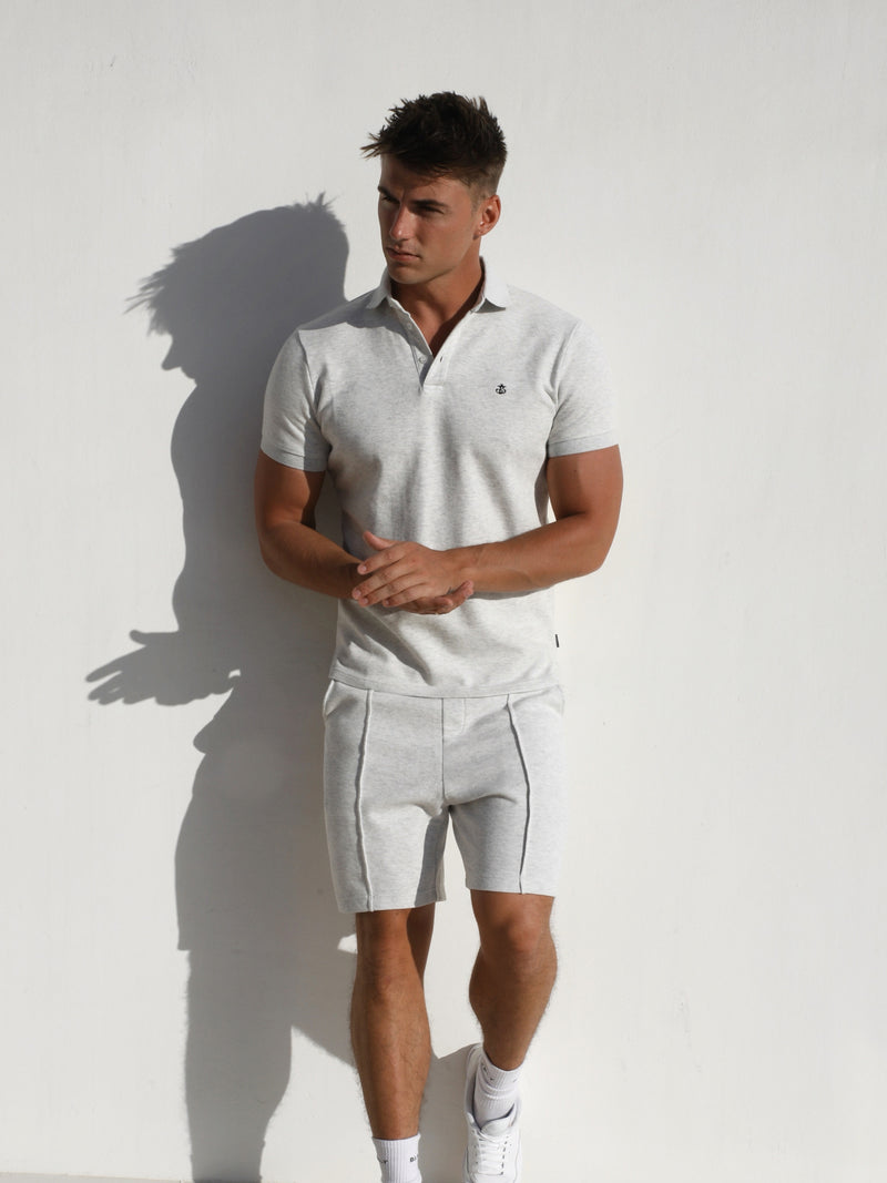 Verona Polo Shirt - Marl White