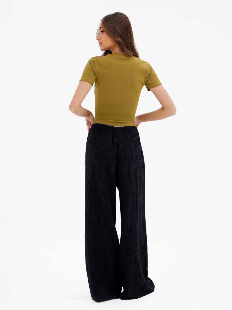 Lucia Baby Tee - Deep Olive