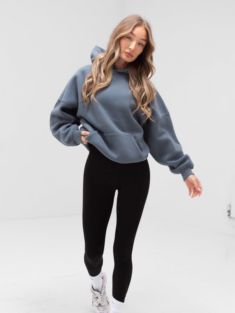 Oversized Reform Isabel Hoodie - Storm Blue