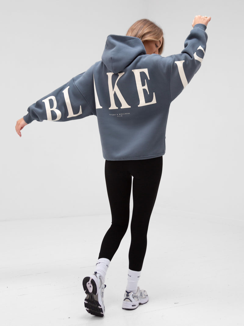 Oversized Reform Isabel Hoodie - Storm Blue