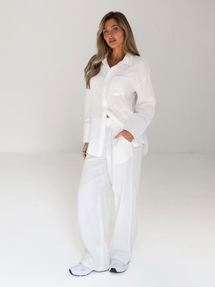 Camilla Trousers - White