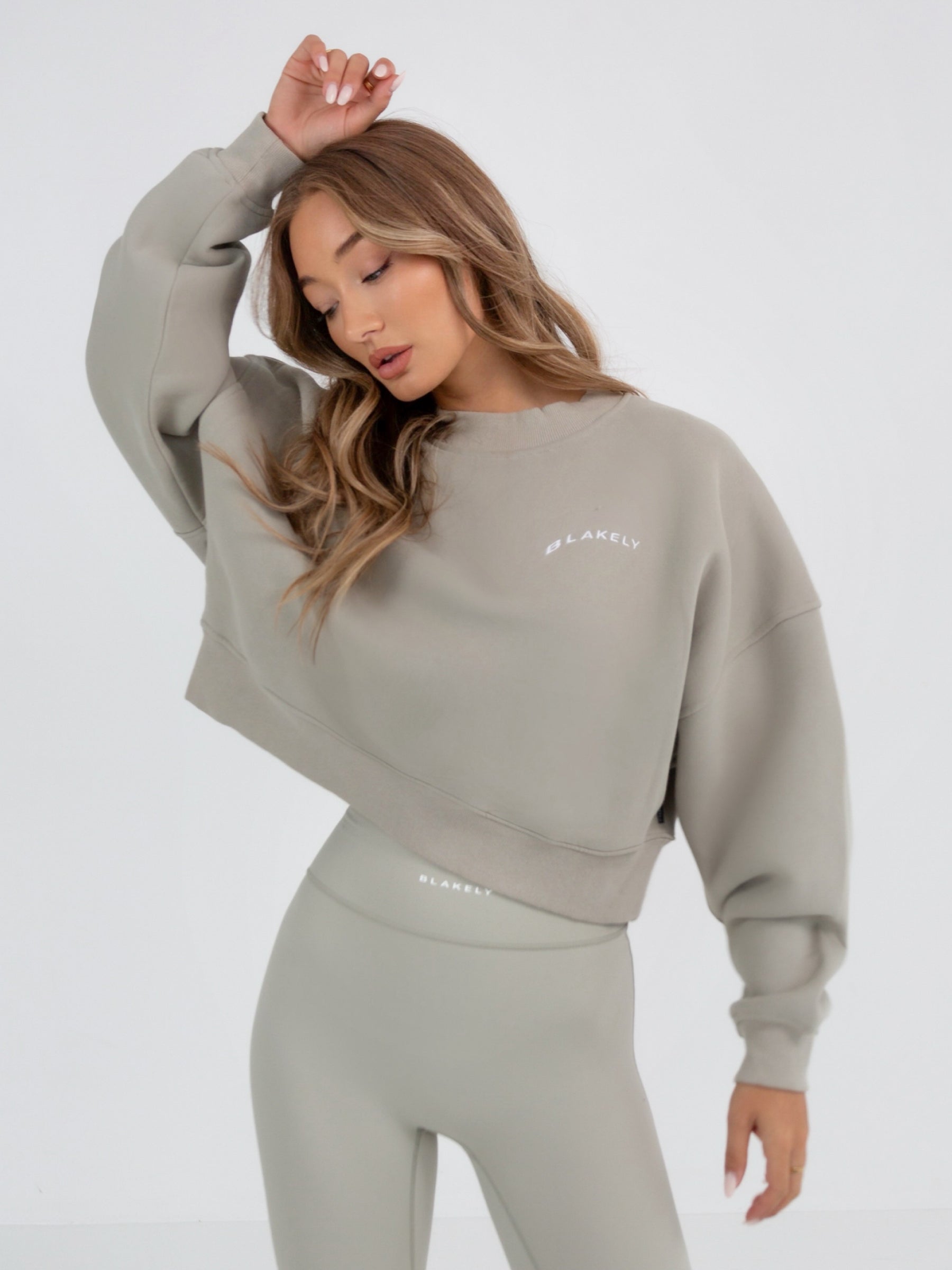 Buy Blakely Grey Soho Cropped Jumper | Free delivery on orders over €99 ...