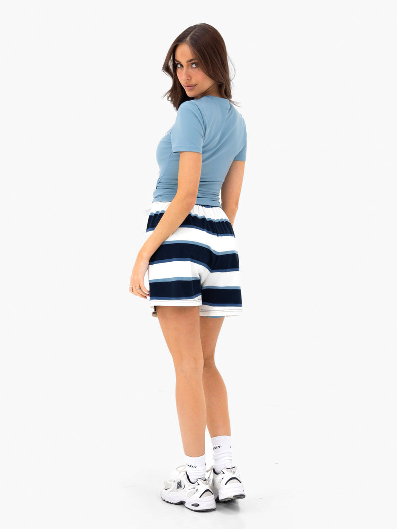 Lucia Baby Tee - Mittelblau