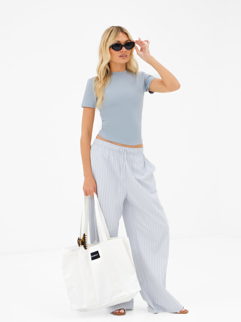 Lucia Baby Tee - Lichtblauw