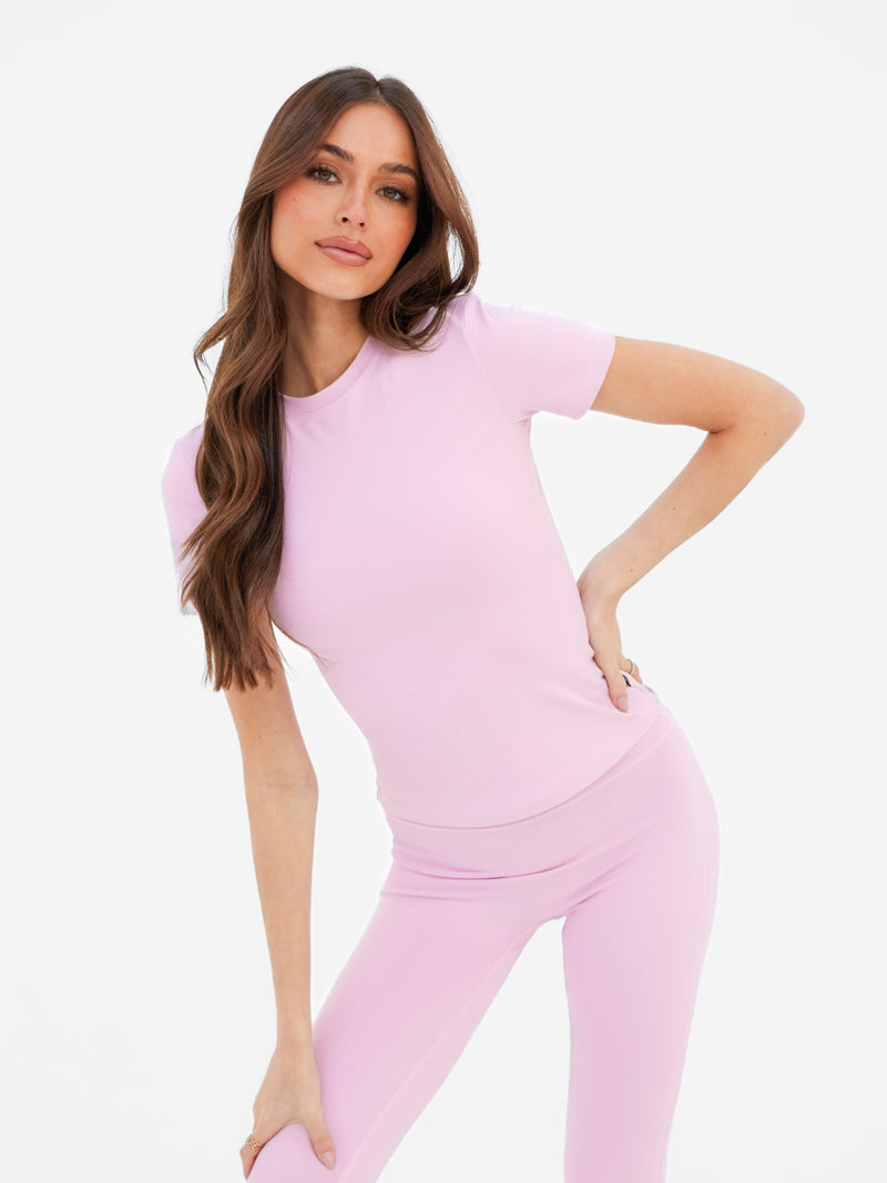 Lucia Baby Tee - Light Pink