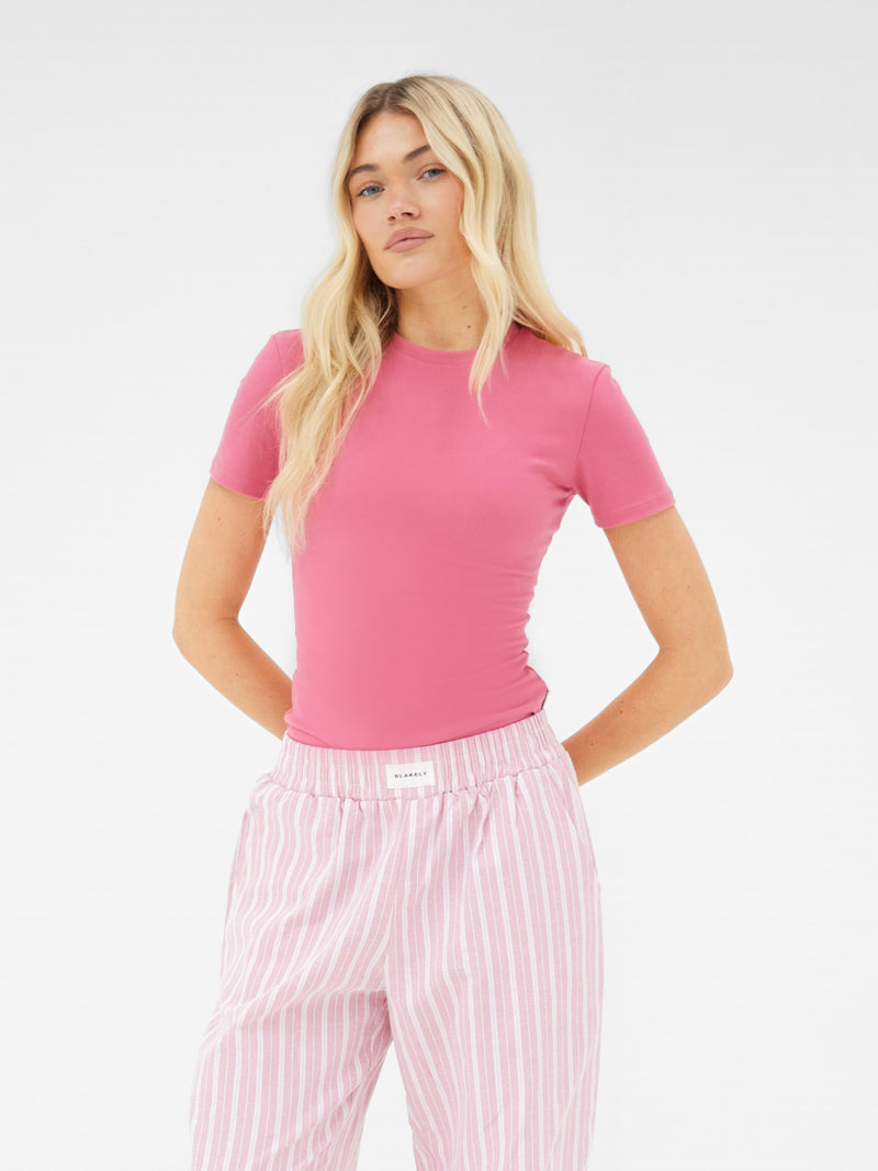 Lucia Baby Tee - Framboos