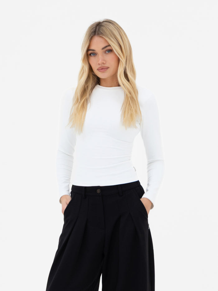 Lucia Long Sleeve Top - Weiß