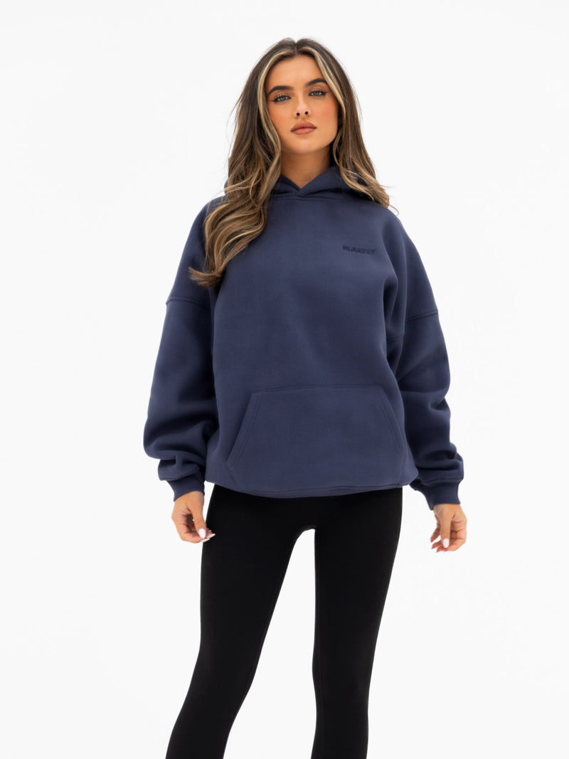 Isla Oversized Hoodie - Echtes Marineblau