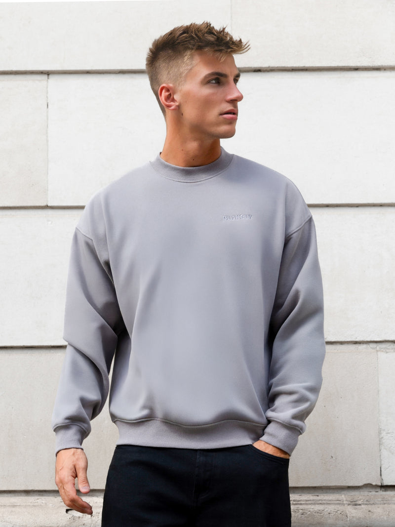 Blakely Grey Shirt Jumper Blakely X NCFC Varsity T-Shirt Marl Grey