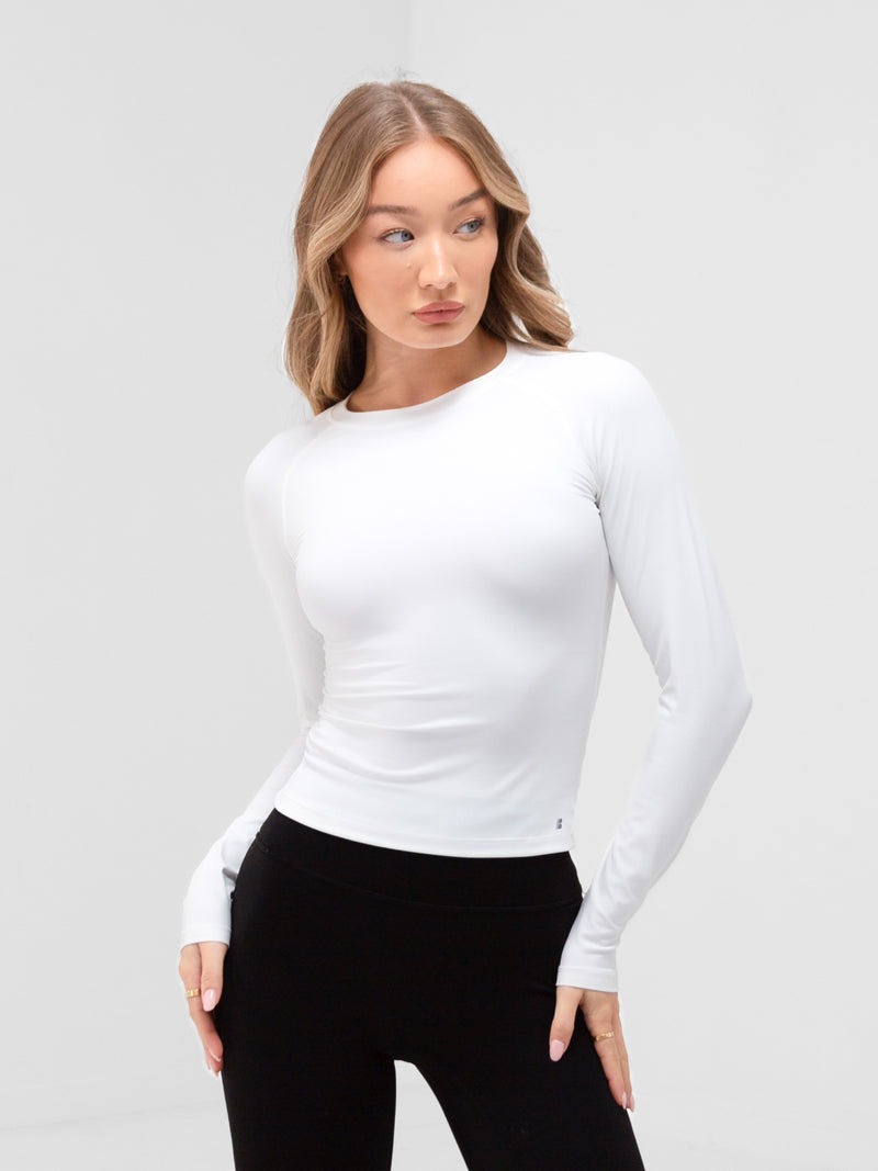 Apex Pro Long Sleeve Top - White