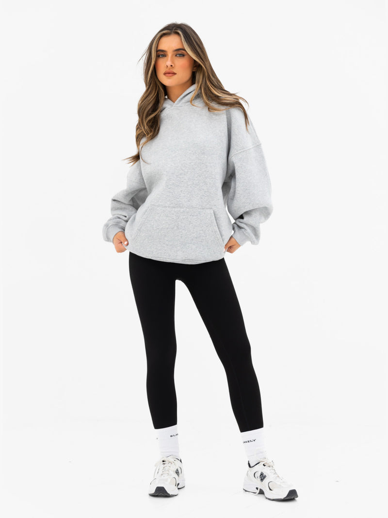 Kayla Oversized Hoodie - Mergelgrau