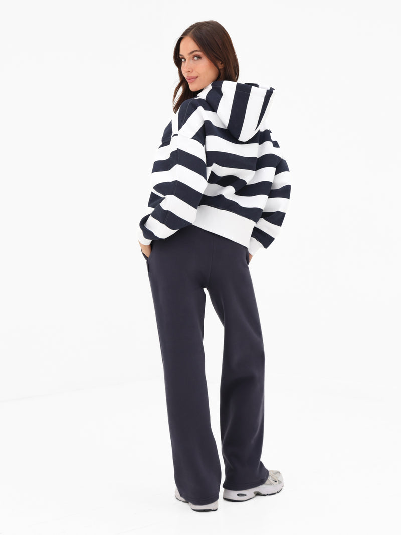 Isabel Wide Leg Sweatpants - Echte Marine