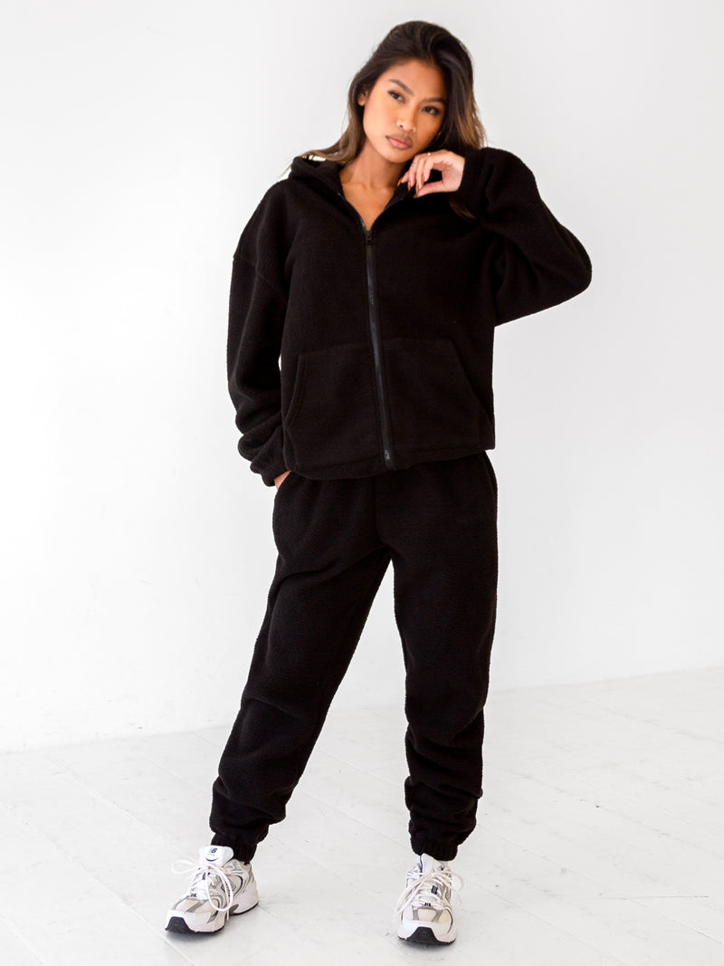 Borg Sweatpants - Black