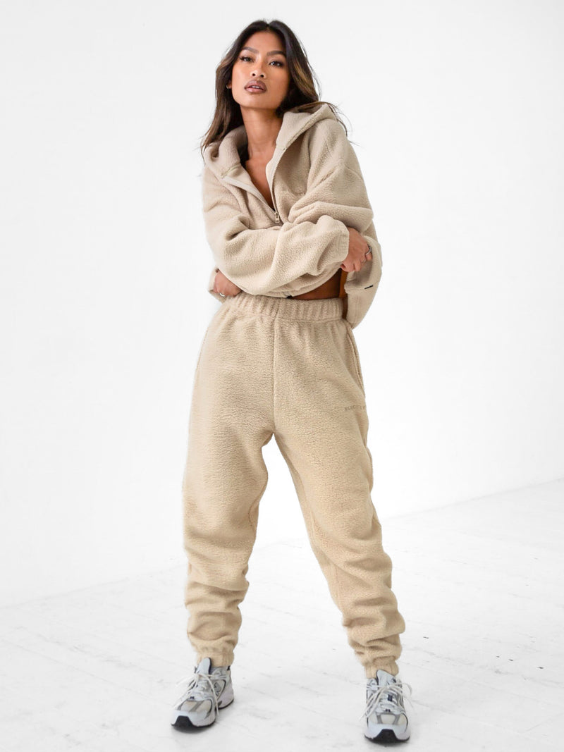 Borg Sweatpants - Sand