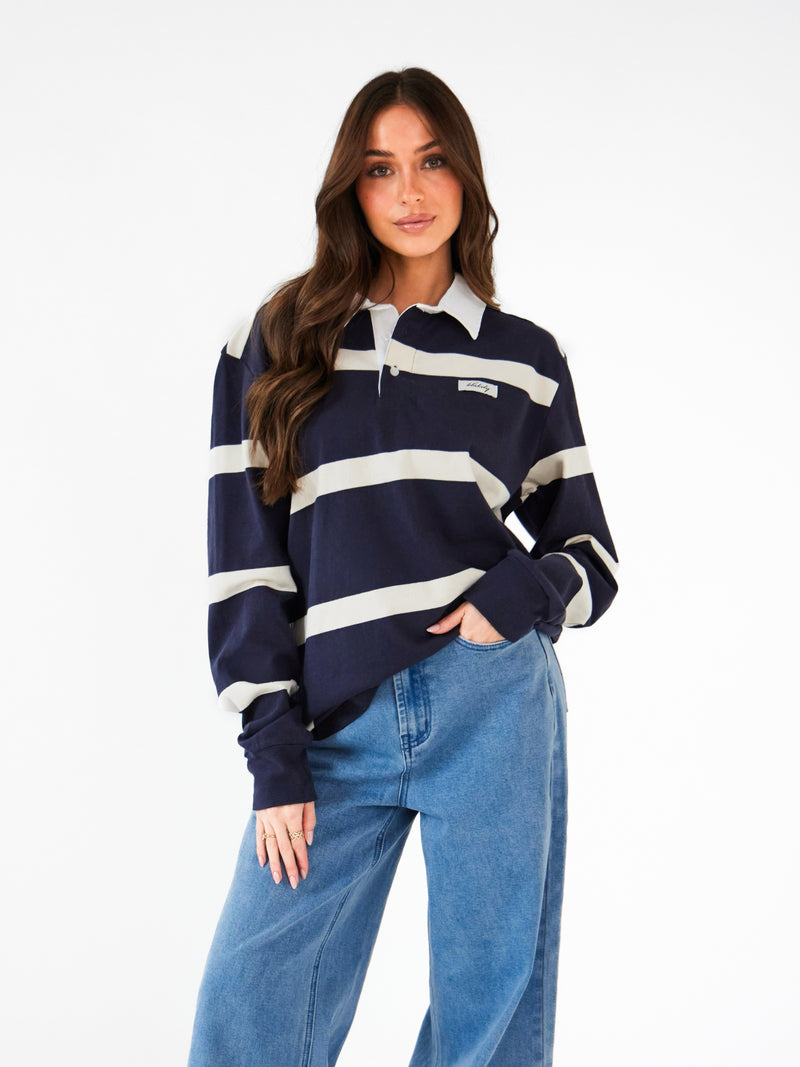 Tilly Rugby Shirt - True Navy