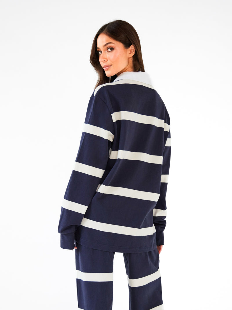 Tilly Rugby Shirt - Echte Marine