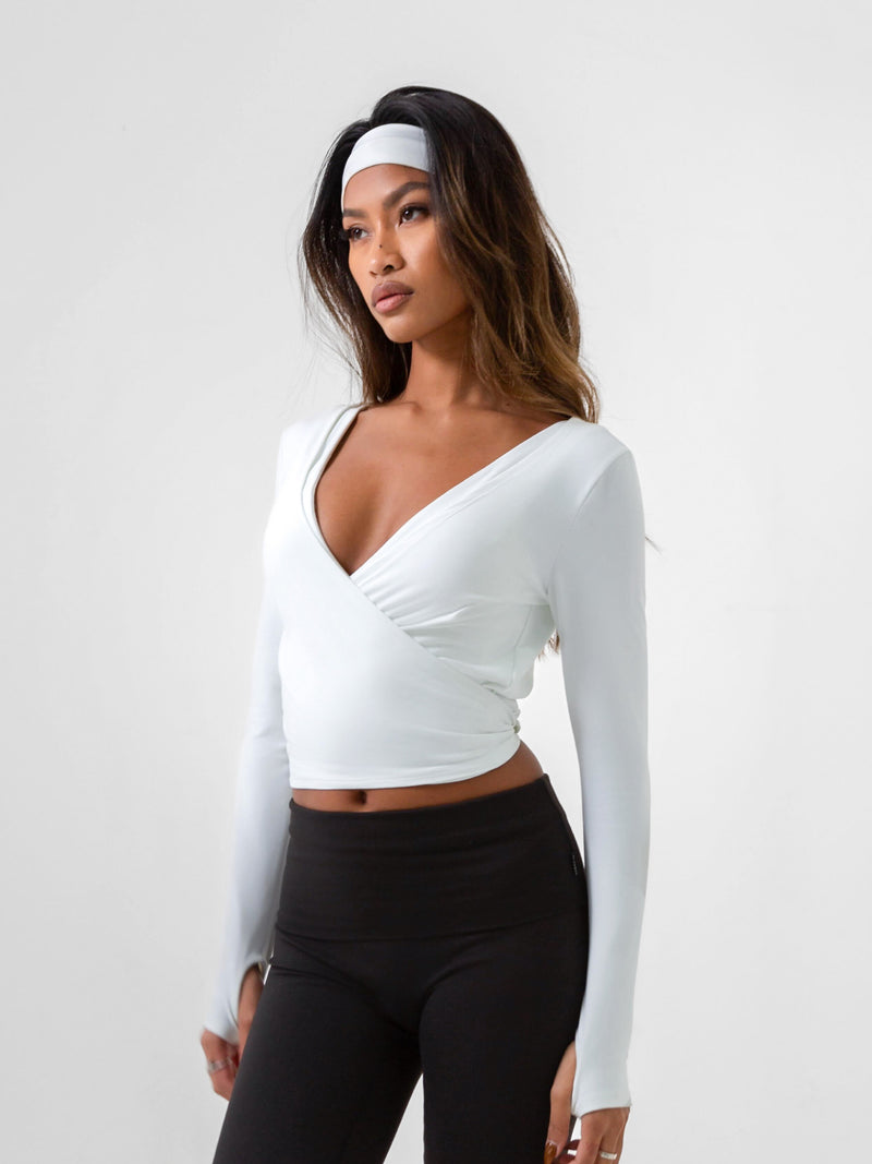 Reform Wrap Top - White