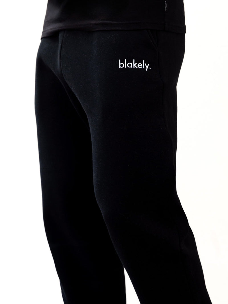 Blakely Logo Relaxed Sweatpants - Black