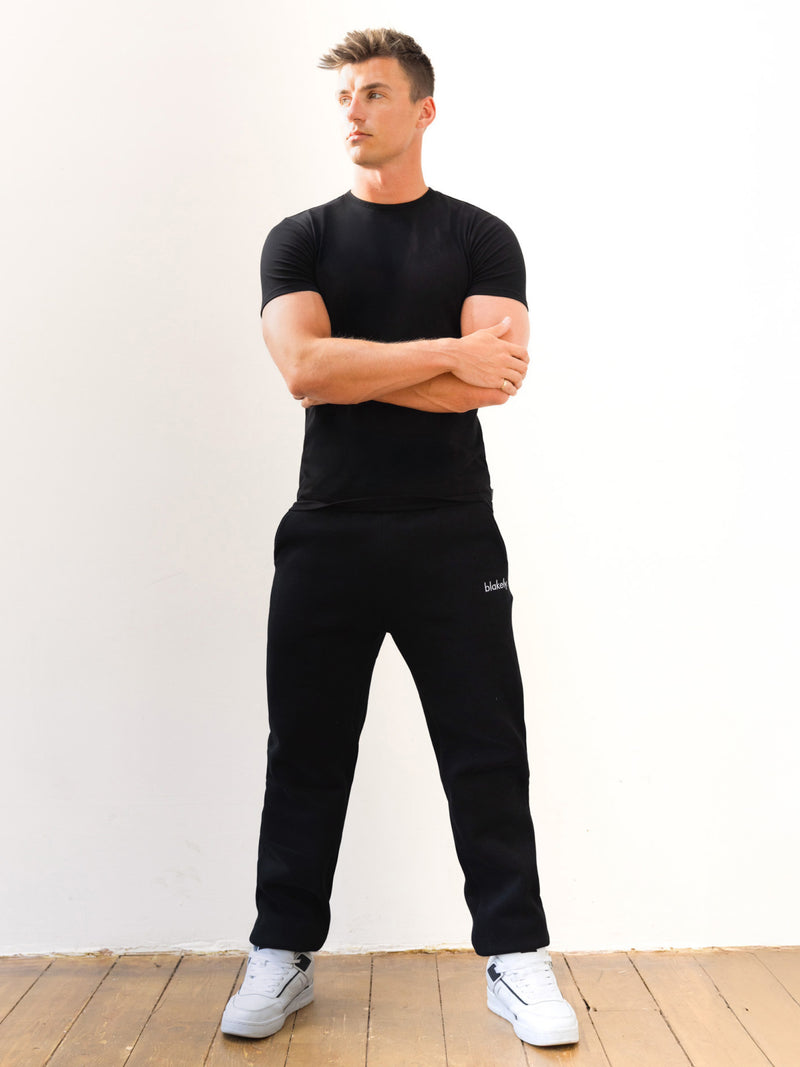 Blakely Logo Relaxed Sweatpants - Black