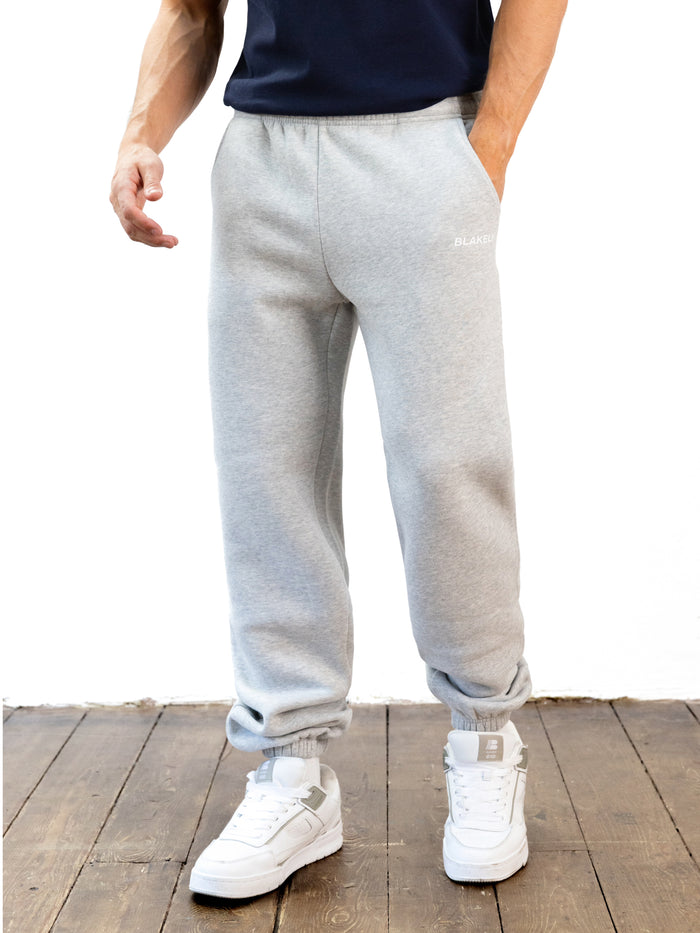Italic Relaxed Sweatpants - Mergelgrau
