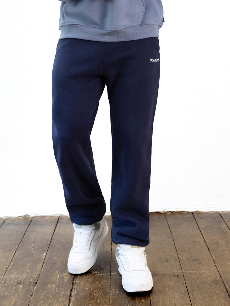 Italic Relaxed Sweatpants - Marine