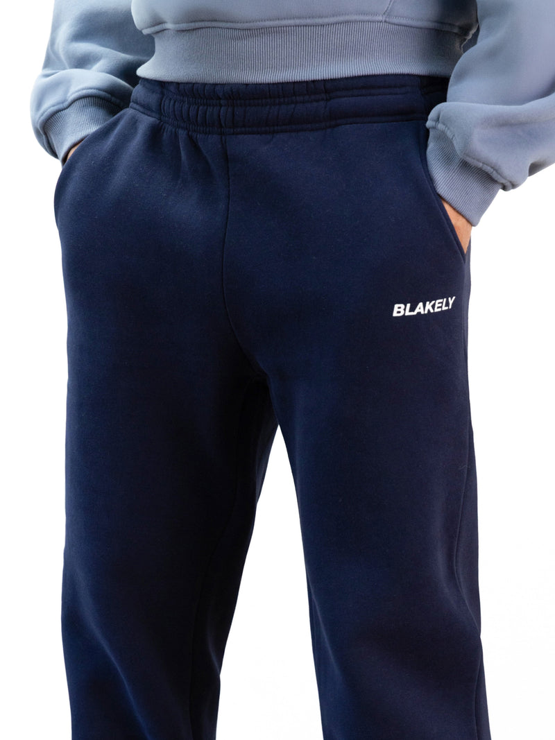 Italic Relaxed Sweatpants - Marine