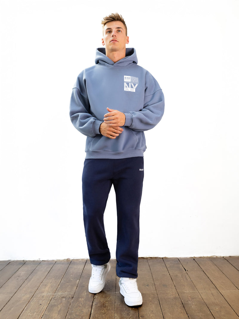 Italic Relaxed Sweatpants - Marine